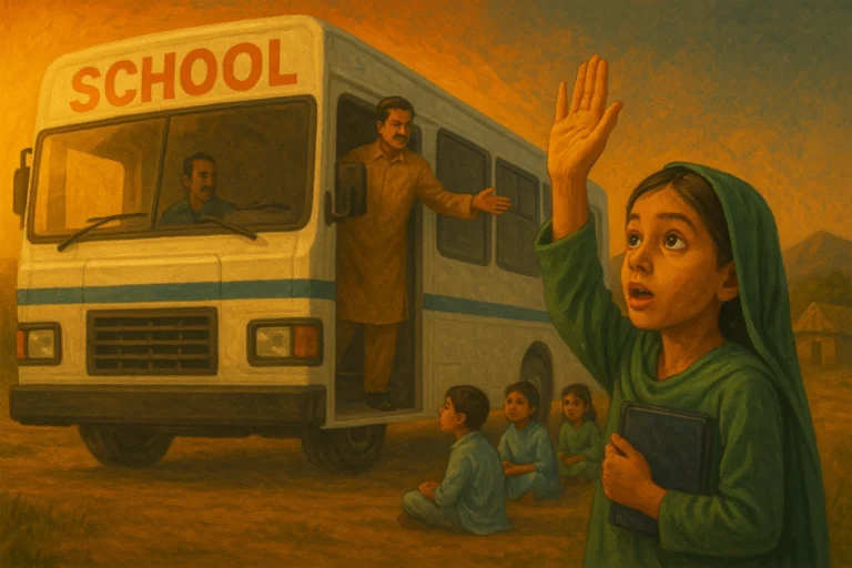 Mobile Classrooms Reaching Rural Pakistan